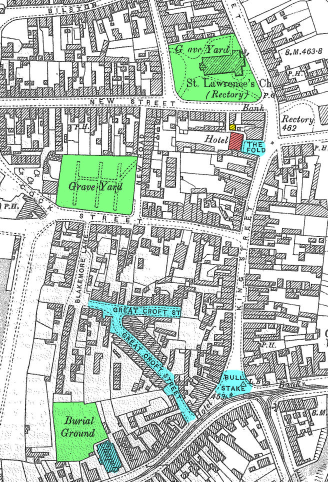 Photo of Street map of Darlaston